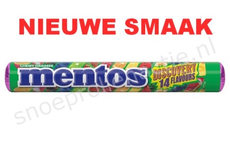 Mentos Discovery 14 flavours 37,5gr. 25 x 3pck