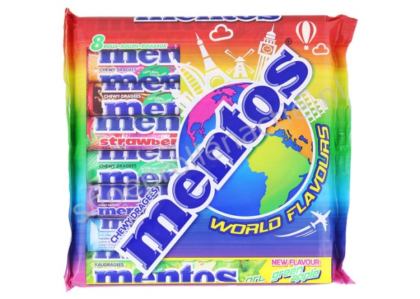 Mentos World Flavours 8pck.